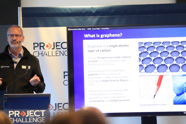 James Baker, Ceo of Graphine, Manchester University.