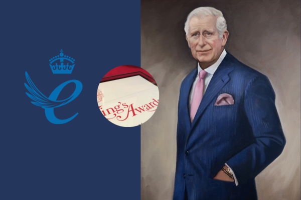 The kings’s award, reward for excellence.
